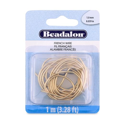 Beadalon French Wire, 1.0 mm / .039 in, 1 Meter by Beadalon