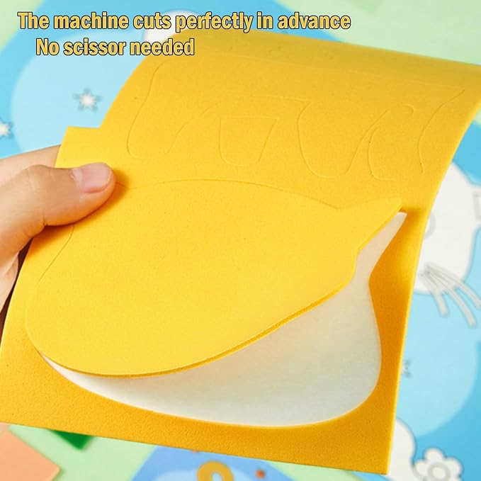 3D EVA Foam Stickers for Toddlers 12PCS Sticky Foam DIY Craft Preschool Art - Image 5