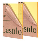 Fluorescent Yellow Acrylic Sheets 1/8 inch Thick 3mm 8 x 10 Clear Plexiglass by Lesnlok