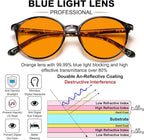 LIKSMU Blue Light Blocking Glasses Computer Gaming TV Phone Sleeping Glasses - Image 2