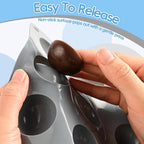 Semi Sphere Silicone Mold for Chocolate Truffles, 30 Cavities for Ice Cubes - Image 6