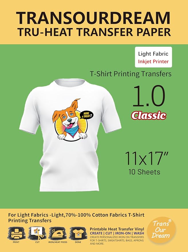 TransOurDream Iron on Heat Transfer Paper by TransOurDream