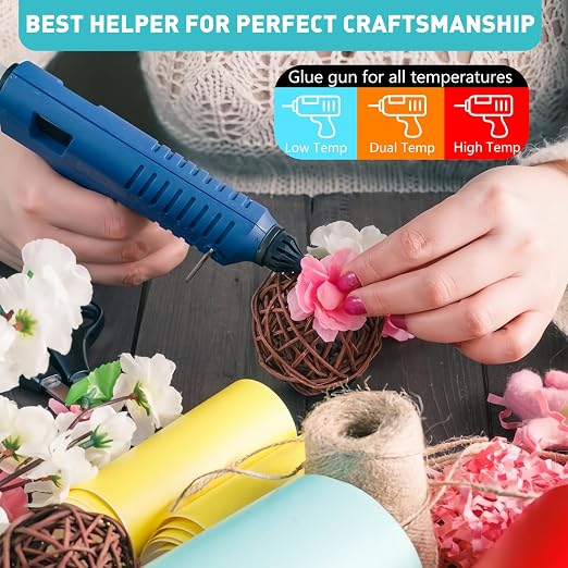 Phinus 20 Pack Hot Glue Sticks, EVA Clear Glue Gun Sticks, Hot Glue Gun Sticks - Image 6