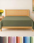 Twin XL Size Flat Sheet by CGKUnlimited