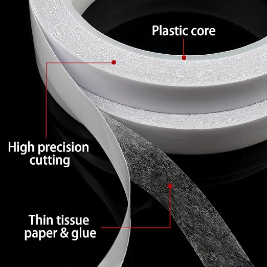 Double Sided Tape for Crafts Gifts Arts Photography Scrapbooking Tear-by-Hand - Image 2