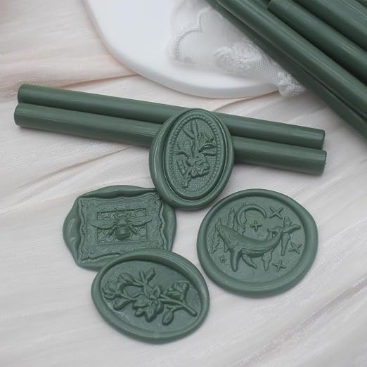 Olive Green Wax Seal Sticks 26pcs, Andotopee Glue Gun Wax Seal Sticks - Image 2