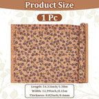 1.51 Yards 12.99 Inch Camel Synthetic Cork Leather Fabrics by the Yard Flowers - Image 2