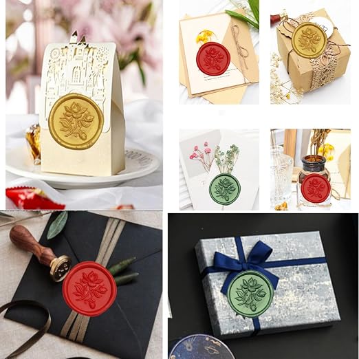 Wax Seal Sticks, Atopbb 30pcs Glue Gun Wax Sealing Sticks Beads Only Suit - Image 4