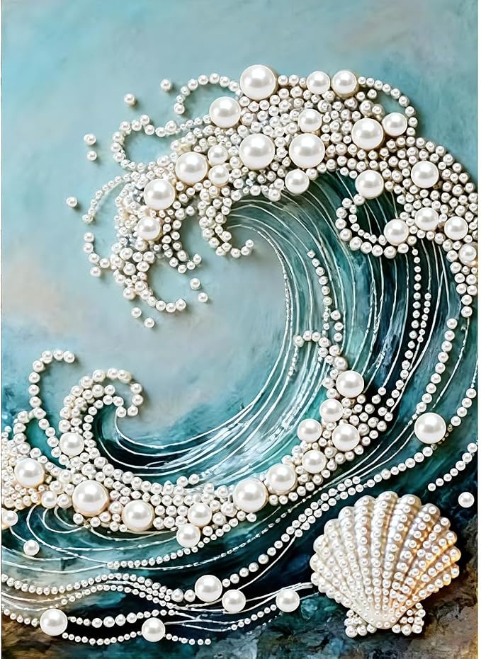 GEMFAMILY 5D Diamond Art Pearl Painting Kits by Unknown