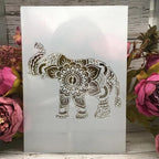 TIAMECH A4 Reusable Nose Up Elephant Stencil - Image 6