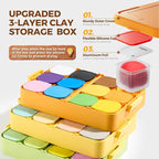 Jar Melo Air Dry Clay for Kids 36 Colors Modeling Clay Kit - Image 4