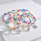 Friendship Bracelets for Girls, 10-Piece Cute Preppy Beaded Bracelet Set for - Image 9