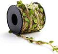33 feet Natural Twine Green Leaf Jute 3ply 2MM Rope Hemp Burlap Ribbon String by SPDTECH