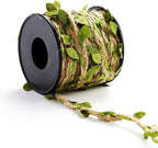 33 feet Natural Twine Green Leaf Jute 3ply 2MM Rope Hemp Burlap Ribbon String by SPDTECH
