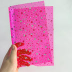 Transparent Waterproof PVC Vinyl 10 Pcs 8.3 x 11.8 inches Iridescent Shine - Image 5