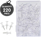 220-Pack Push Pins for Bulletin Board, Thumb Tacks - Image 2