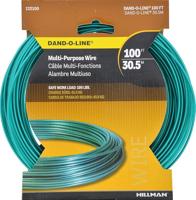 Hillman Green Vinyl Jacketed Multi-Purpose Cable Wire, Safe Work Load - Image 4