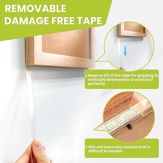 Double Sided Tape Heavy Duty, Removable Nano Double Sided Adhesive Tape - Image 4