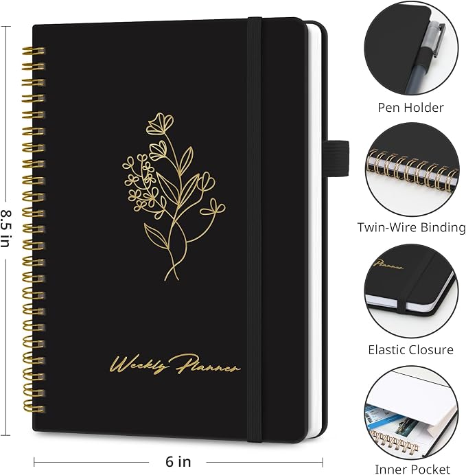 Undated Weekly Planner, Weekly To Do List Notebook - Image 6