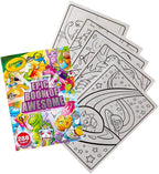 Crayola Epic Book of Awesome Coloring Book, Animal Coloring Pages, Glitter - Image 2