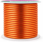 Mandala Crafts 13 Gauge Burnt Orange Anodized Aluminum Craft Wire, 60 FT | - Image 2