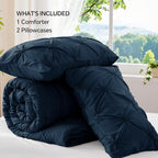 BEDELITE Navy King Size Comforter Set - Image 7