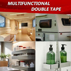 3M 5925 Double Sided Tape, 0.5 in x 16.4 ft Heavy Duty Foam Tape, 2 Pack | - Image 7