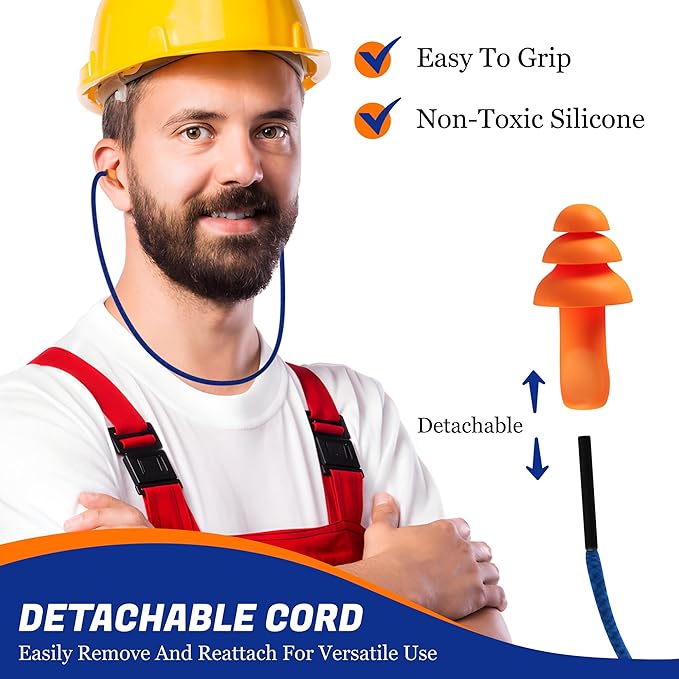 Quality Reusable Earplugs 100 Pair - Image 4