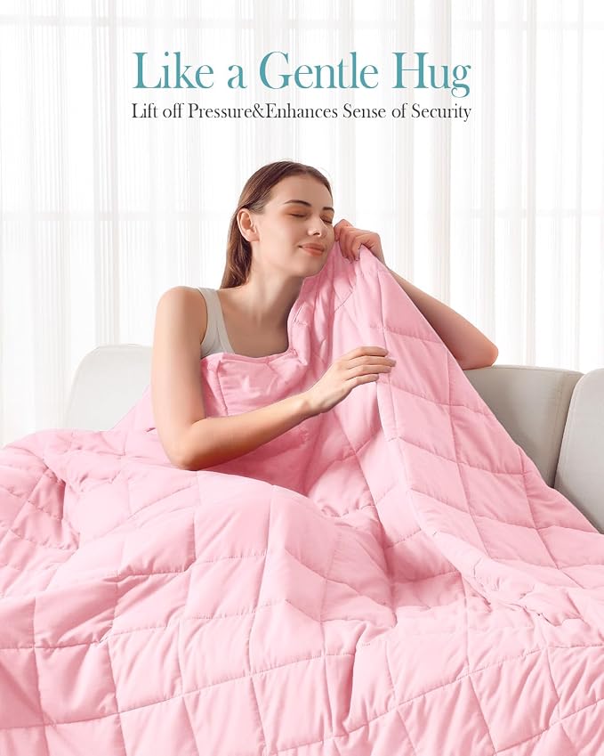 Topblan Weighted Blanket for Adults 20lbs, Breathable Cooling Weighted Blanket - Image 2