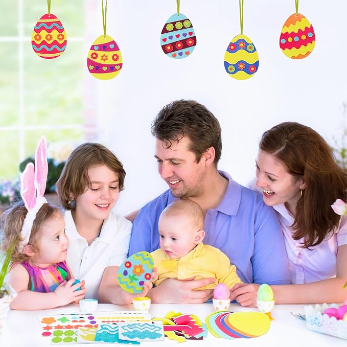 Fennoral 12 Pack Easter Egg Craft Kit - Image 2