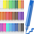 72 Pcs Suncatcher Paint Pens Paint Stained Glass Pigment Window Art Pens by HBorna