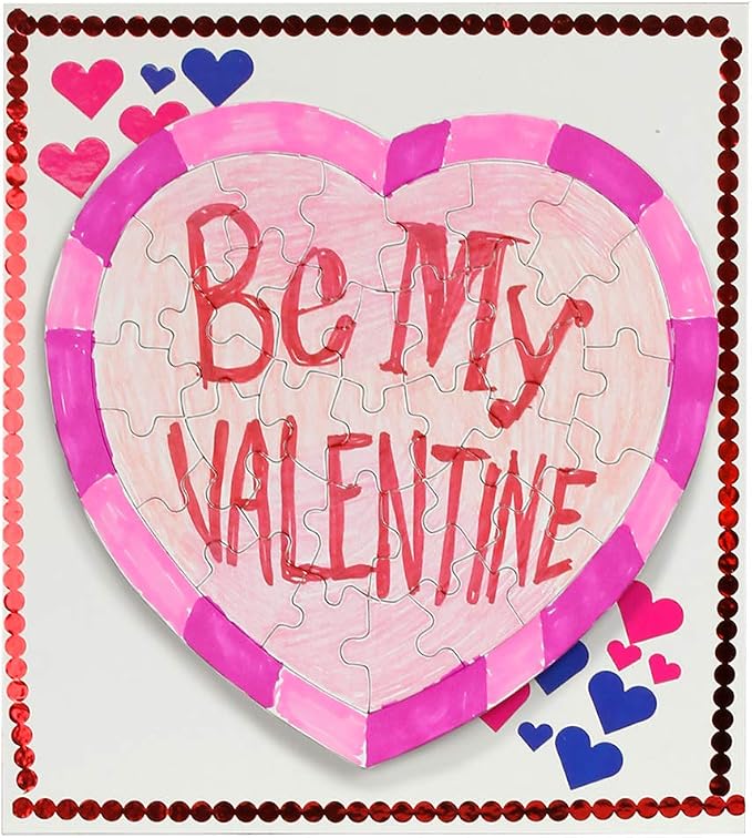 Hygloss Blank Puzzles with Heart Shape - Image 6