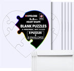 Hygloss 8 Blank Heart Puzzles by HyglossProductsInc