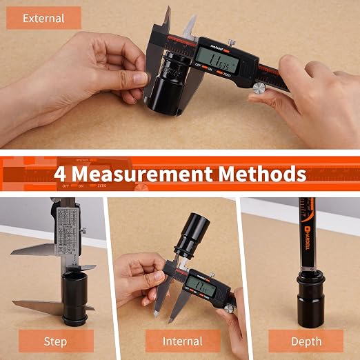 HARDELL Digital Caliper 12 Inch Large LCD Screen Auto-Off Inch/MM/Fraction | - Image 3