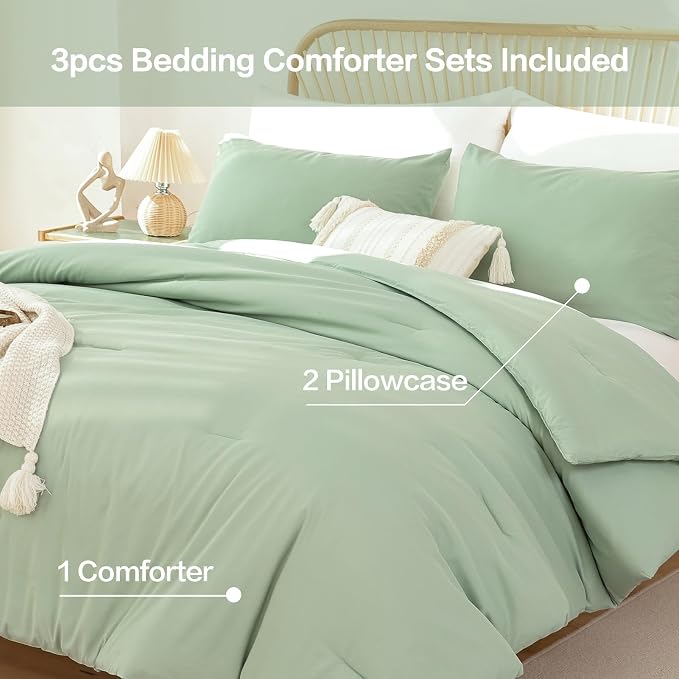 ROSGONIA Oversized King Comforter 128x120 - Image 4