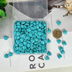 Turquoise Love Beads for Jewelry Making 200pcs 12mm Natural Semi-Precious - Image 4