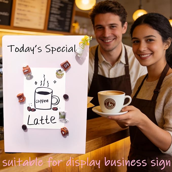 2 Pack Metal Pink Magnet Display Board - Image 3