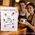 2 Pack Metal Pink Magnet Display Board - Image 3