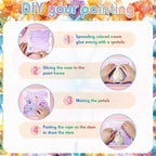 Fuyoooo 2 Sets DIY Vase Mosaic Painting Kit DIY Mosaic Arts and Craft Kits - Image 4