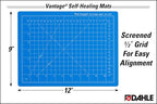 Dahle Vantage 10690 Premium Self-Healing Cutting Mat, 1/2" Grid, 5 Layers - Image 2