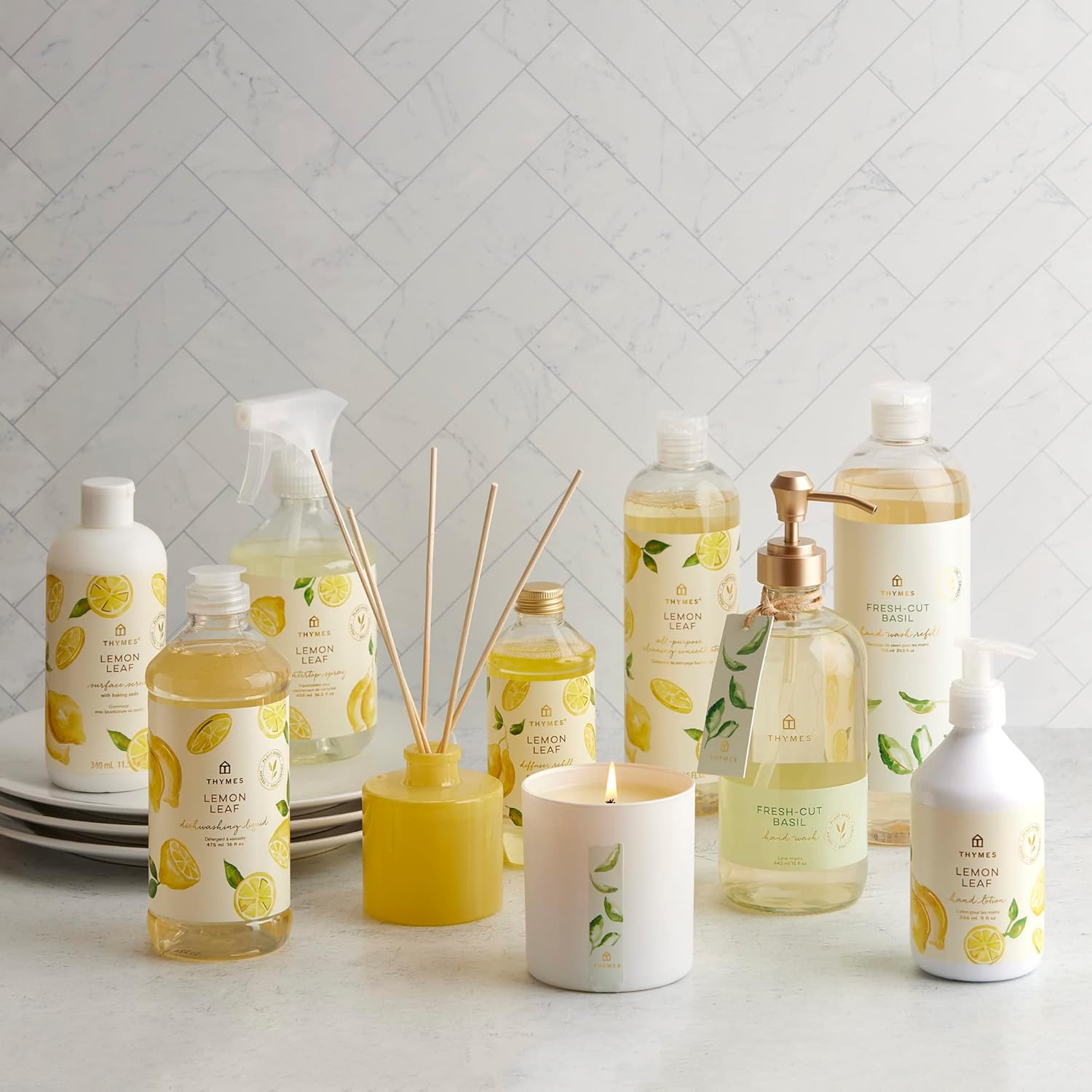 Thymes Reed Diffuser Oil - Lemon Leaf - 7.75 Fl Oz