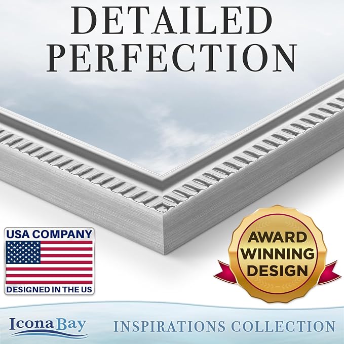 4x4 Picture Frames with 3x3 Mat, 6 Pack, Contemporary, Inspirations | These - Image 7