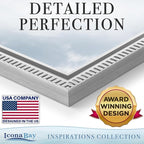 4x4 Picture Frames with 3x3 Mat, 6 Pack, Contemporary, Inspirations | These - Image 7