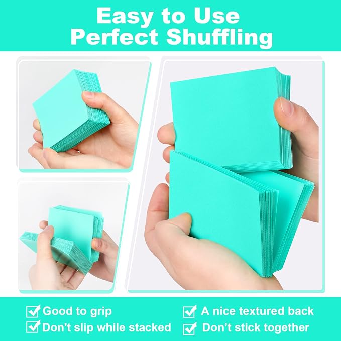 Mint Green Card Sleeves 200 Pack, Standard Card Sleeves Sturdy Sleeves Matte - Image 4