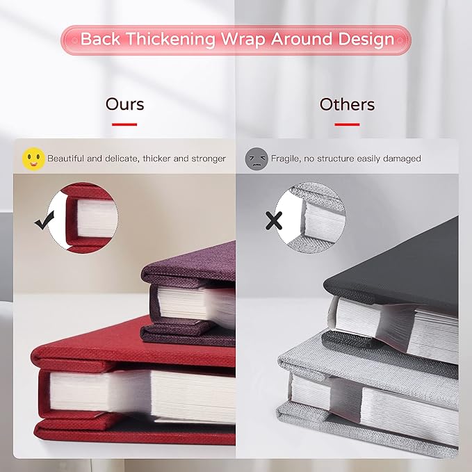 Popotop Large Photo Album Self Adhesive 4x6 5x7 8x10 Scrapbook Album DIY - Image 6