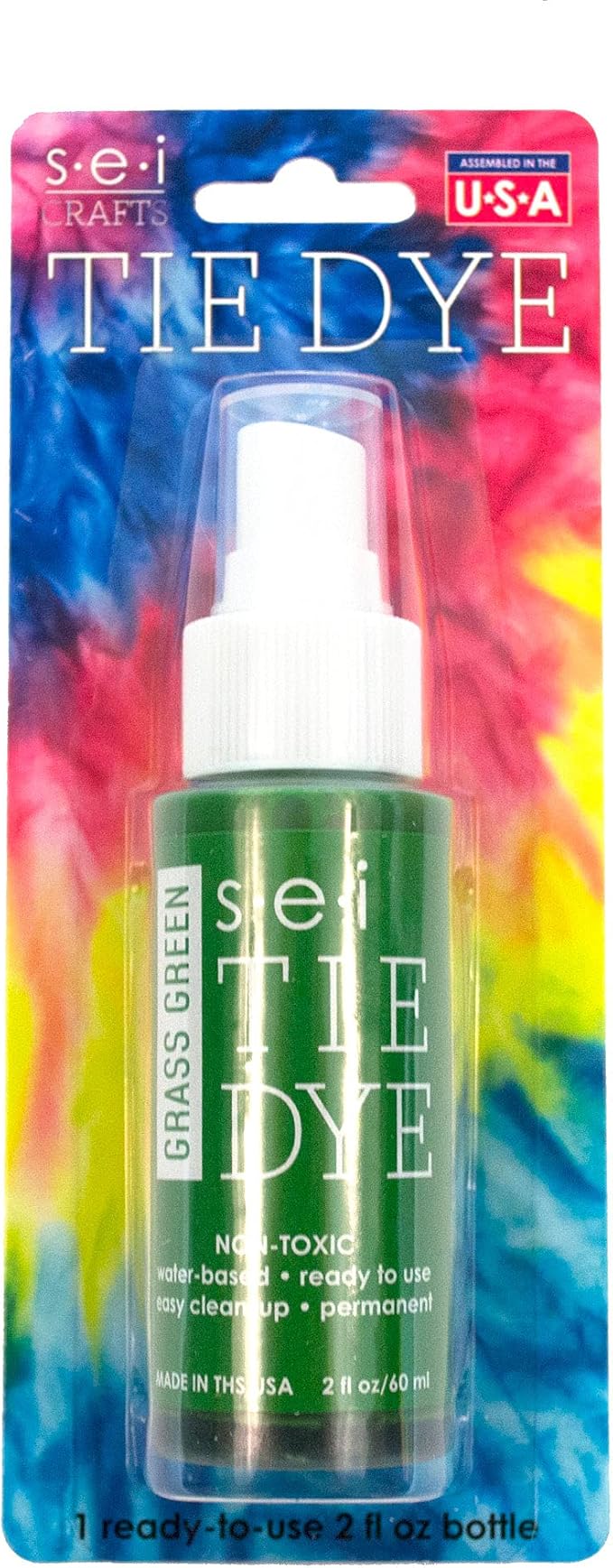 S.E.I. Grass Green Tie Dye Spray Bottle: 2oz. Non Toxic Fabric Dye Spray - Image 4
