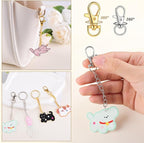 BESARME 1130PCS Keychain Making Kit Jump Rings - Image 7