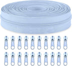 Sawoake #5 Nylon Coil Zippers by The Yard Bulk 10 Yards by Zipper