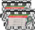 Custom Chess Checkered Plaid Pencil Pouch - Image 2