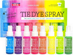 SEI 8 Pack Neon Tie Dye Spray Kit, Tye Dye Kits by SEI